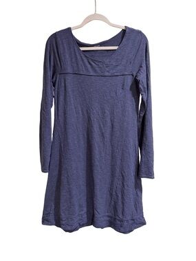 ✨ Horny Toad Oolong Blue/Purple Long Sleeve Dress Women’s Medium Casual Knit